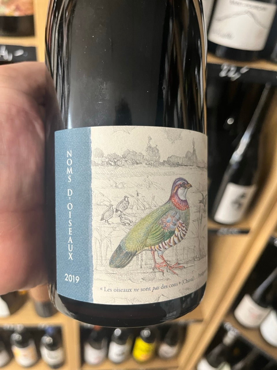 Vin rouge Noms d'oiseaux 2019 - Chevalerie, Val de Loire