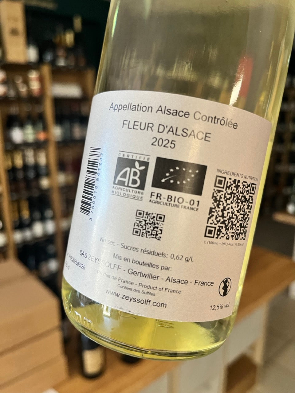 Fleur d'Alsace 2025 - Zeyssolff (dos)