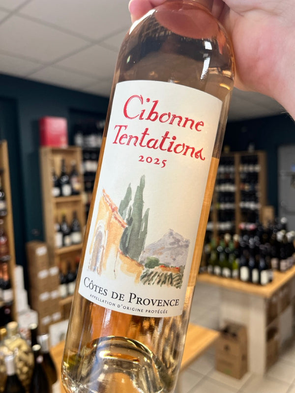 Tentations Rosé 2025 - Clos Cibonne (face)