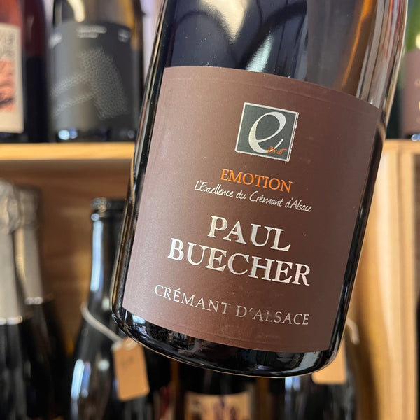 Bouteille de Crémant Buecher, Crémant d'Alsace