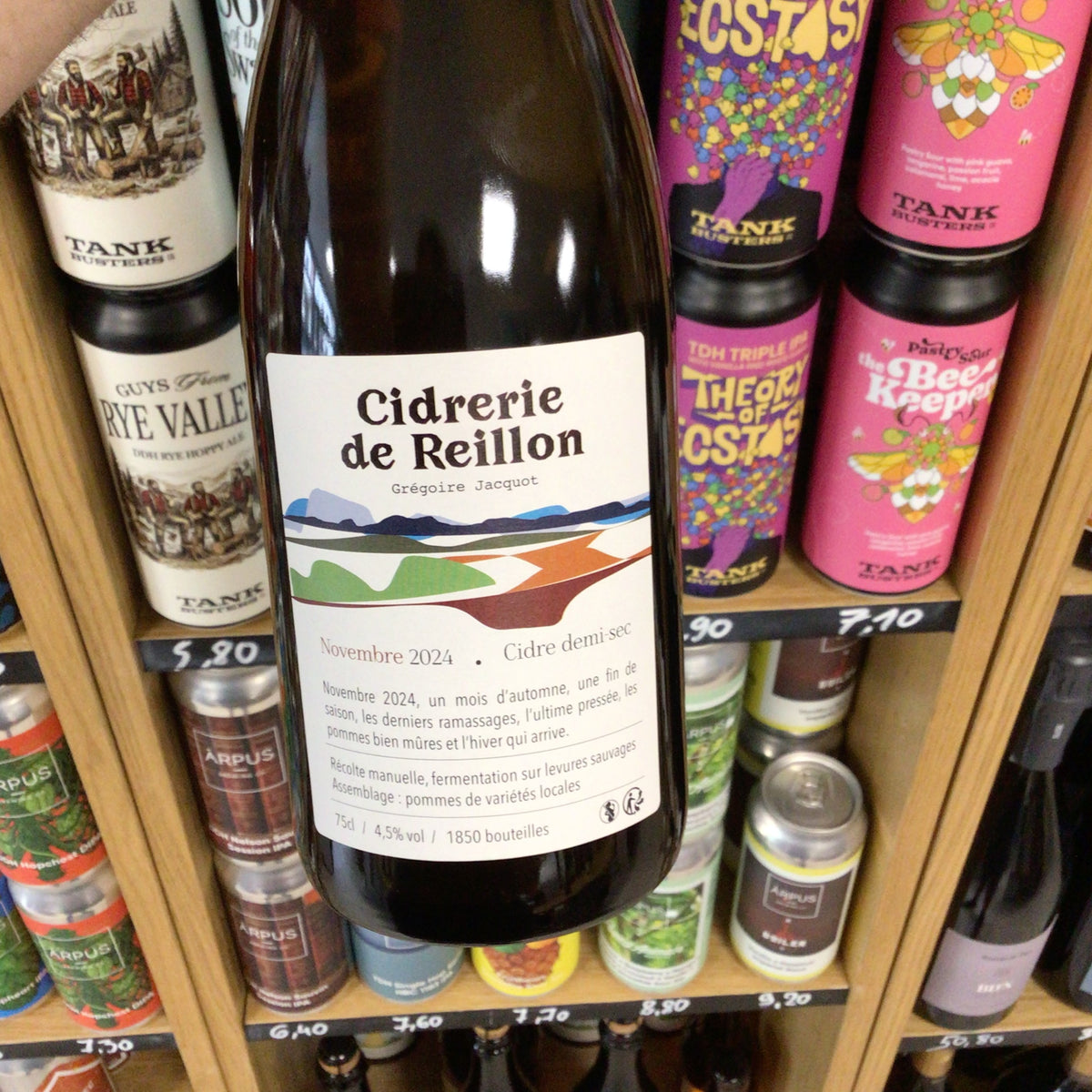 Cidre Novembre 2024 - Cidrerie de Reillon