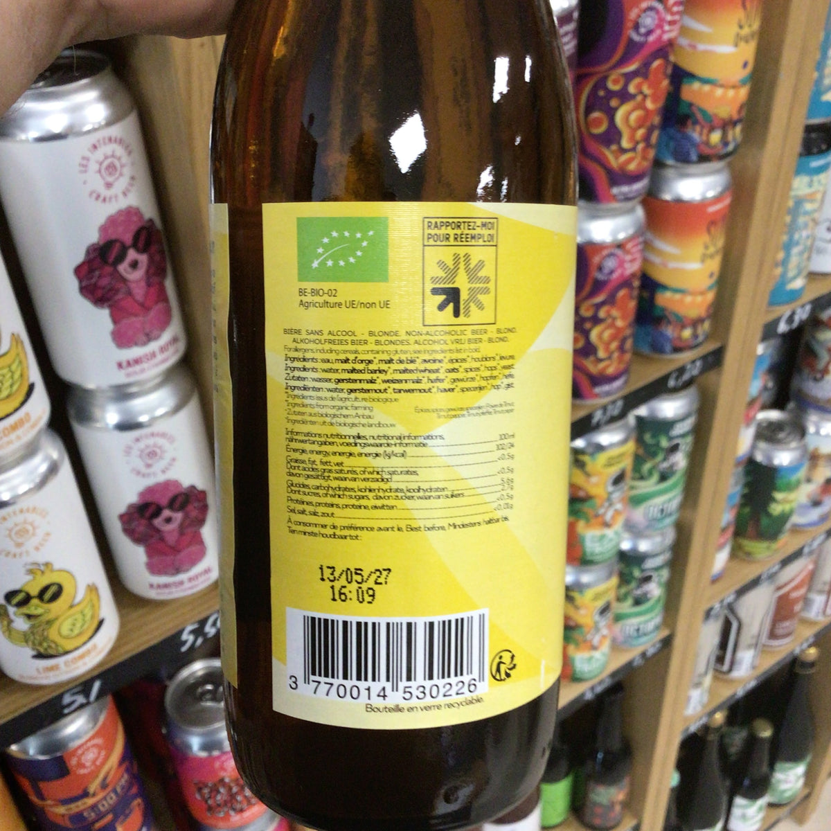 Blonde BIO sans alcool - Parallèle