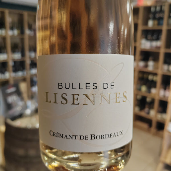 Bouteille de Bulles de Lisennes Crémant rosé – Château de Lisennes, AOC Crémant de Bordeaux