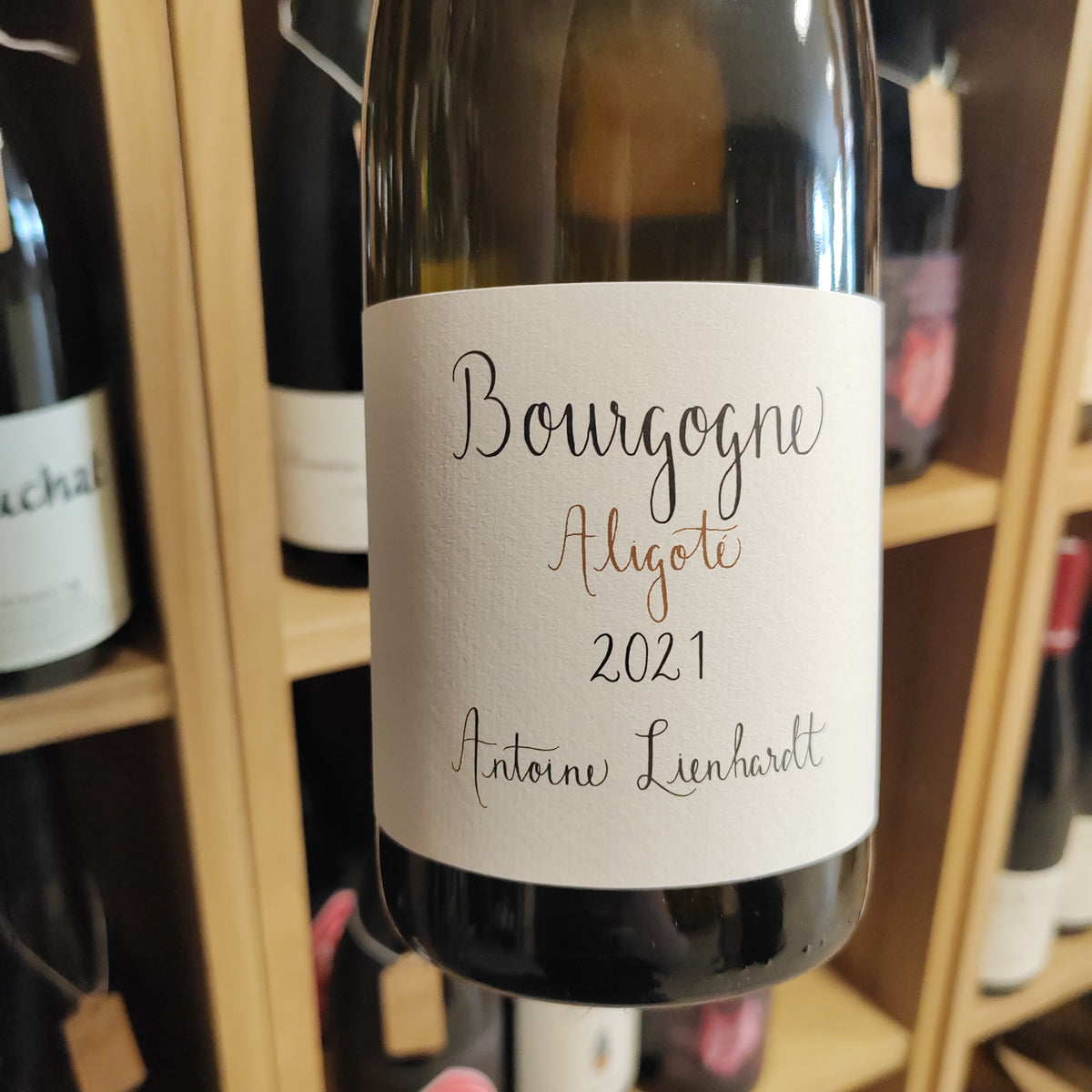 Bouteille Vin blanc BOURGOGNE ALIGOTE 2021 2021, AOC Bourgogne — nature