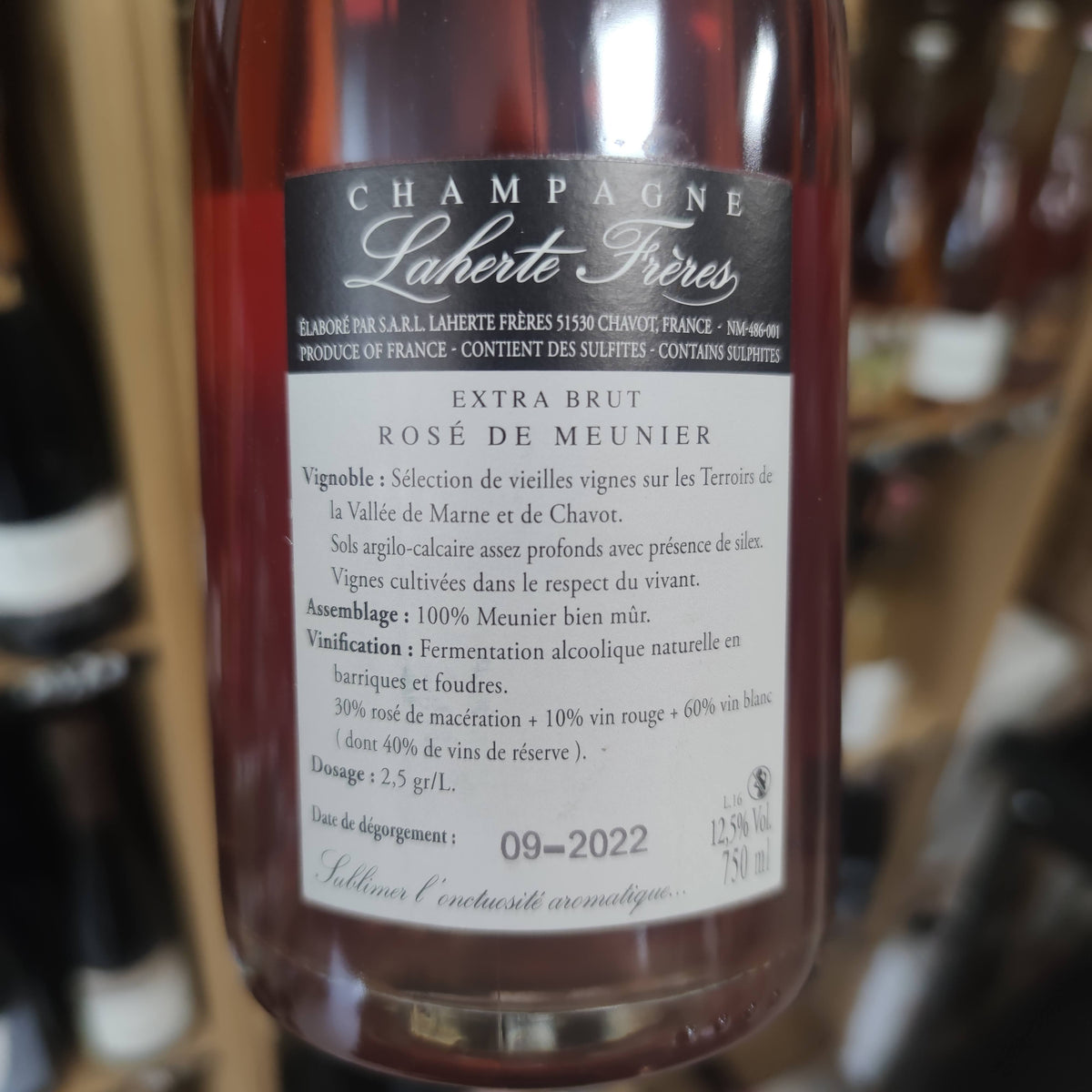 Champagne Rosé de Meunier - Champagne Laherte Frères