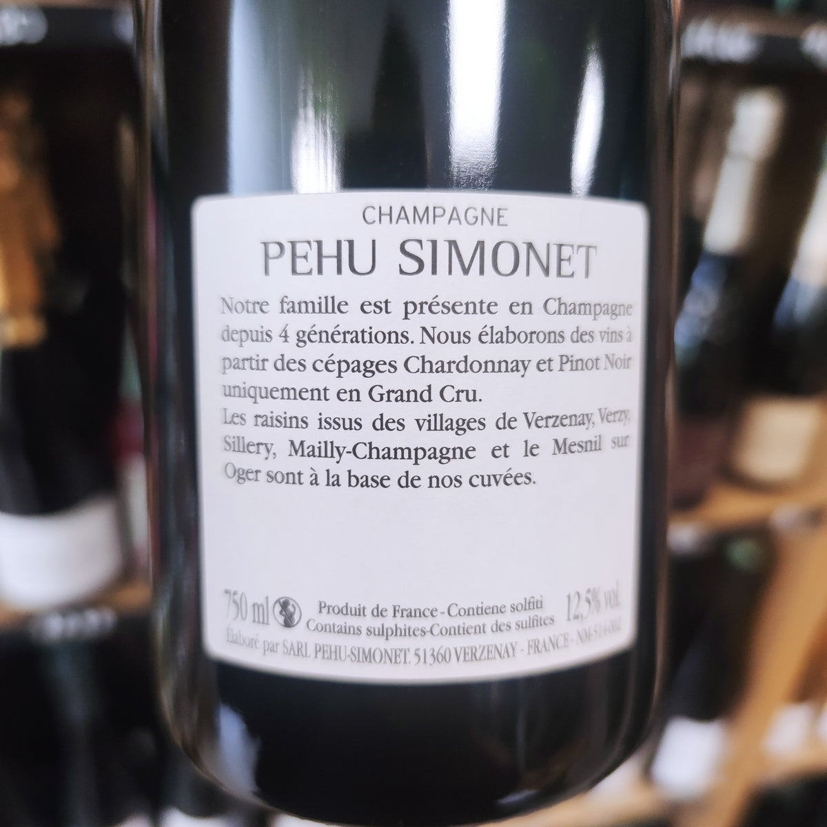 Champagne Face Nord Brut Grand Cru - Pehu Simonet