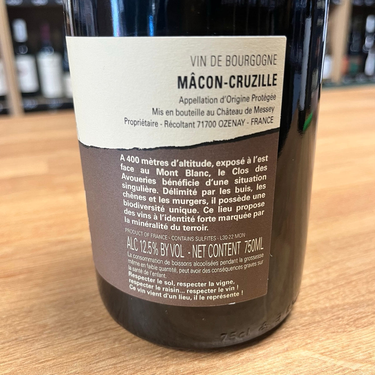Bouteille Vin blanc Monopole 2022, AOC Bourgogne