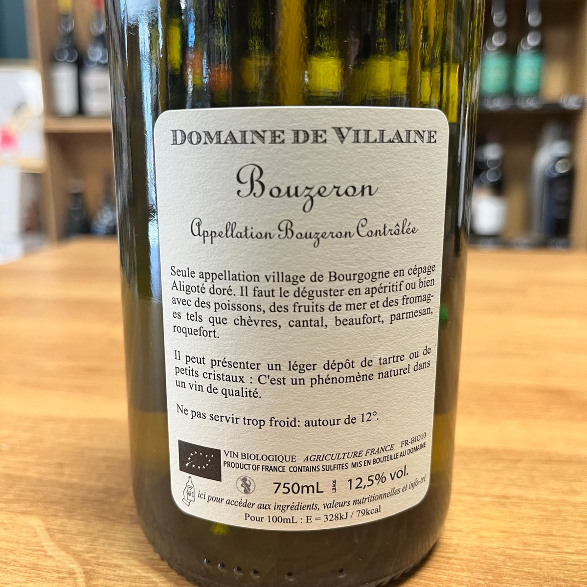 Bouteille de Bouzeron – Domaine de Villaine, AOC Bouzeron