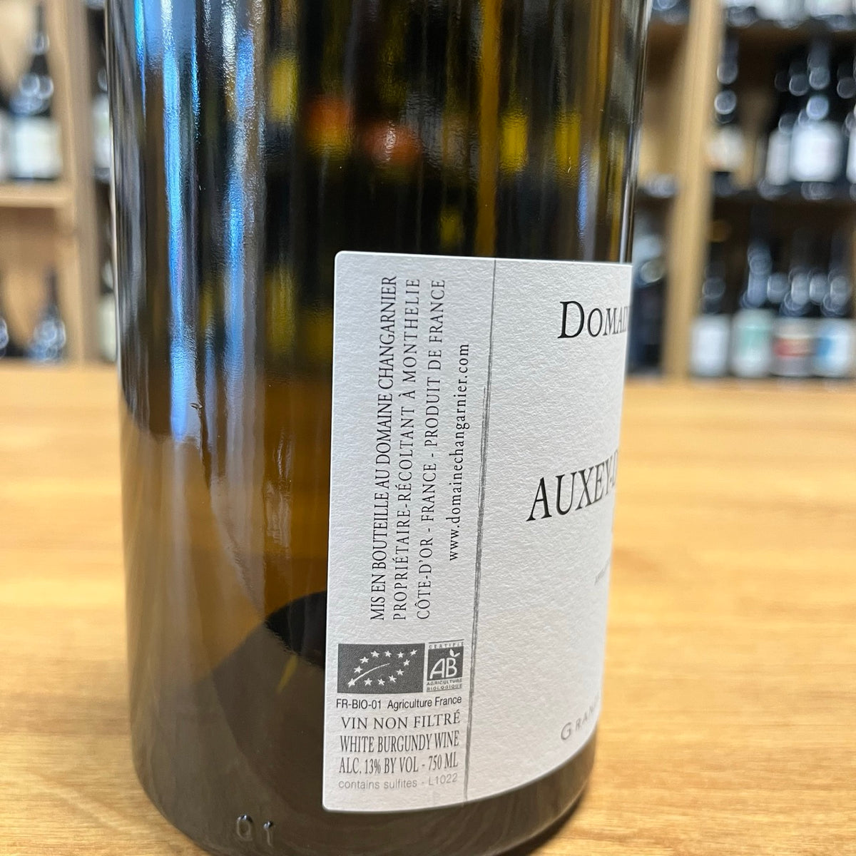 Bouteille d'Auxey-Duresses 1er Cru blanc 2022, AOC Auxey-Duresses 1er Cru