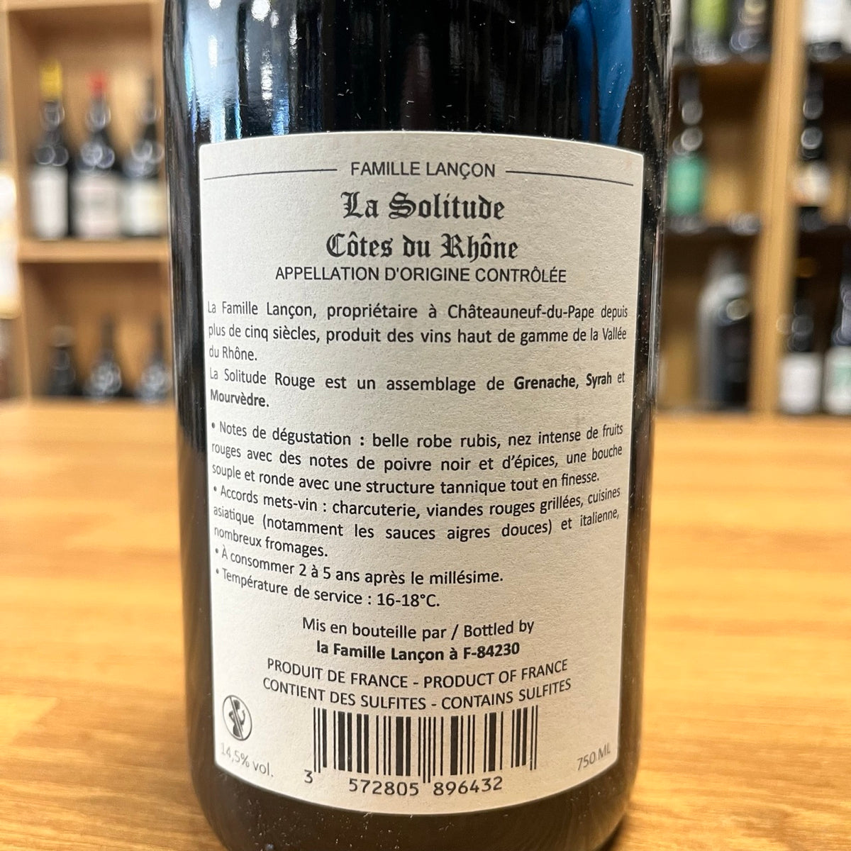 Bouteille Vin rouge CDR Rouge 2022, Côtes du Rhône