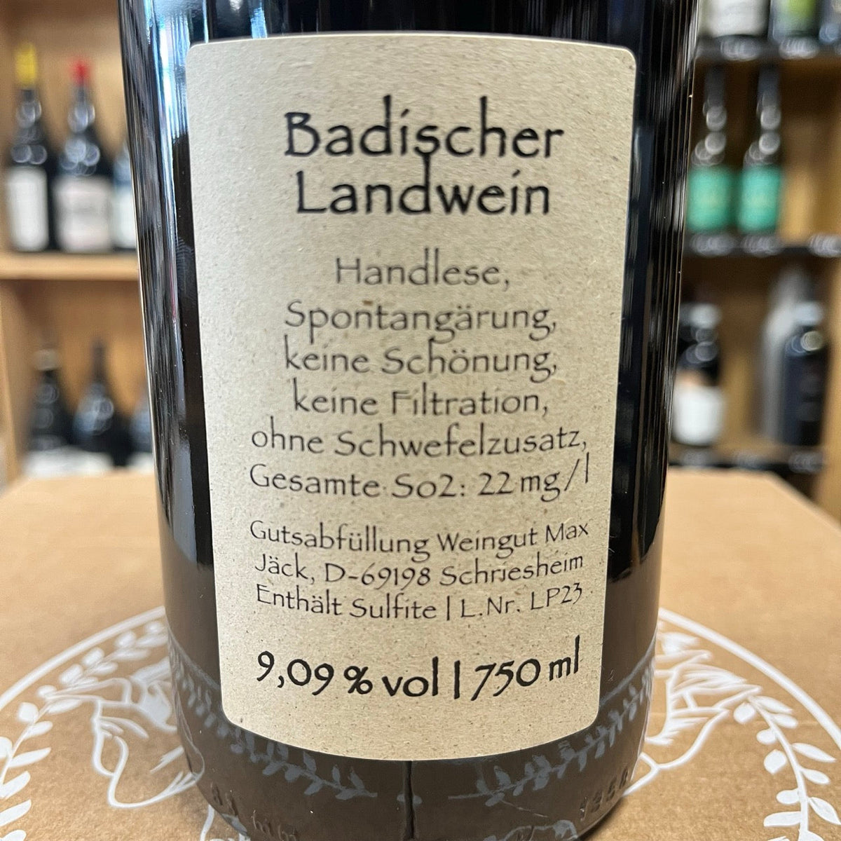 Bouteille de Vom Porphyr 2023 – Weingut Max Jäck, Bade (Allemagne)