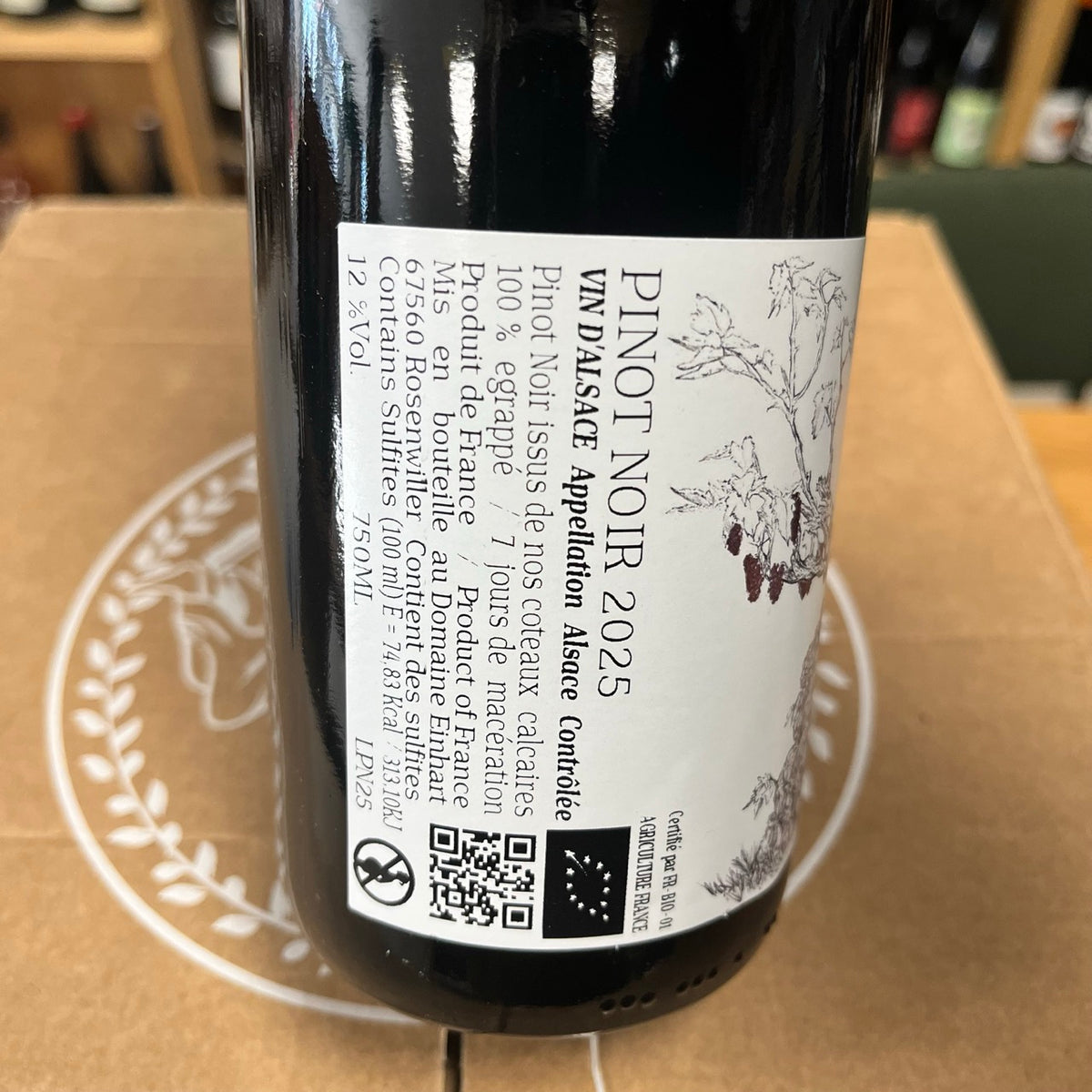 Bouteille Vin Alsace Pinot Noir 2025, AOC Alsace