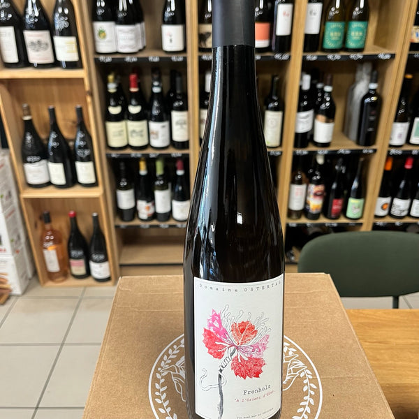 Bouteille Vin Alsace Fronholz Gewurztraminer 1990, AOC Alsace