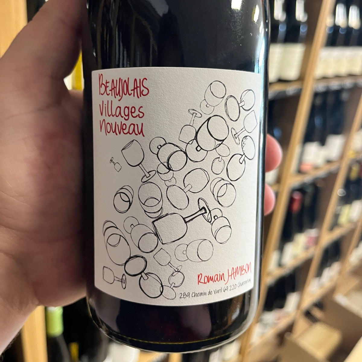 Bouteille Vin blanc Vignes Saint-Vincent 2023, AOC Bourgogne