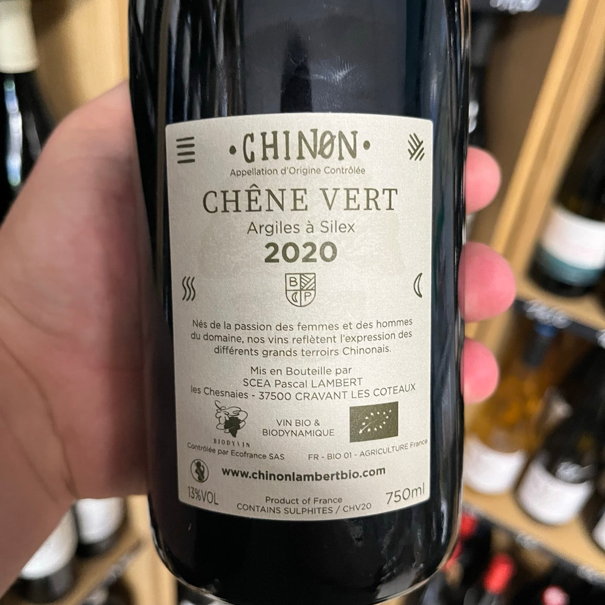 Vin rouge Chêne vert 2020 - Lambert, Val de Loire
