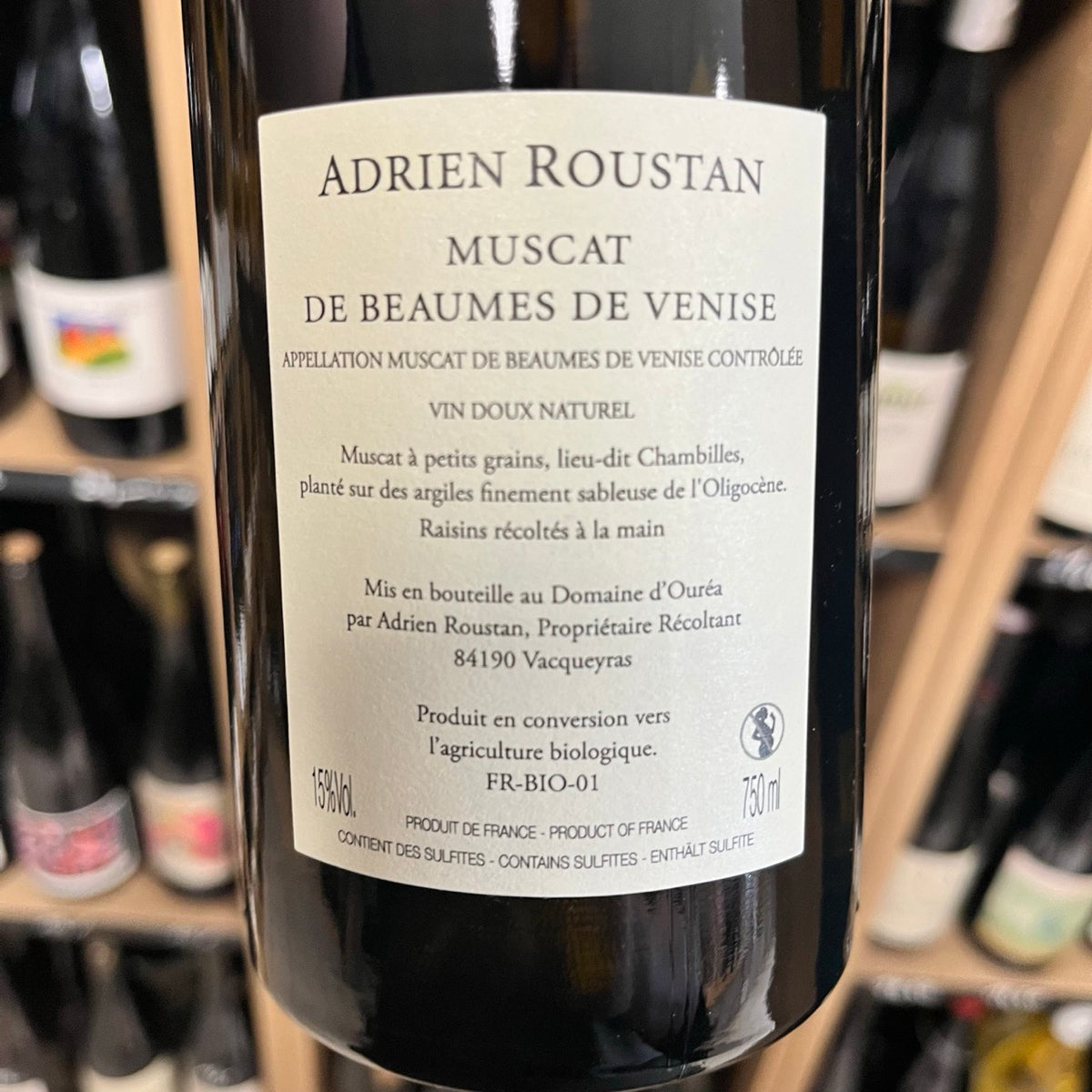 Vin Muscat de Beaumes de Venise 2023 - Domaine d'Ouréa, Côtes du Rhône