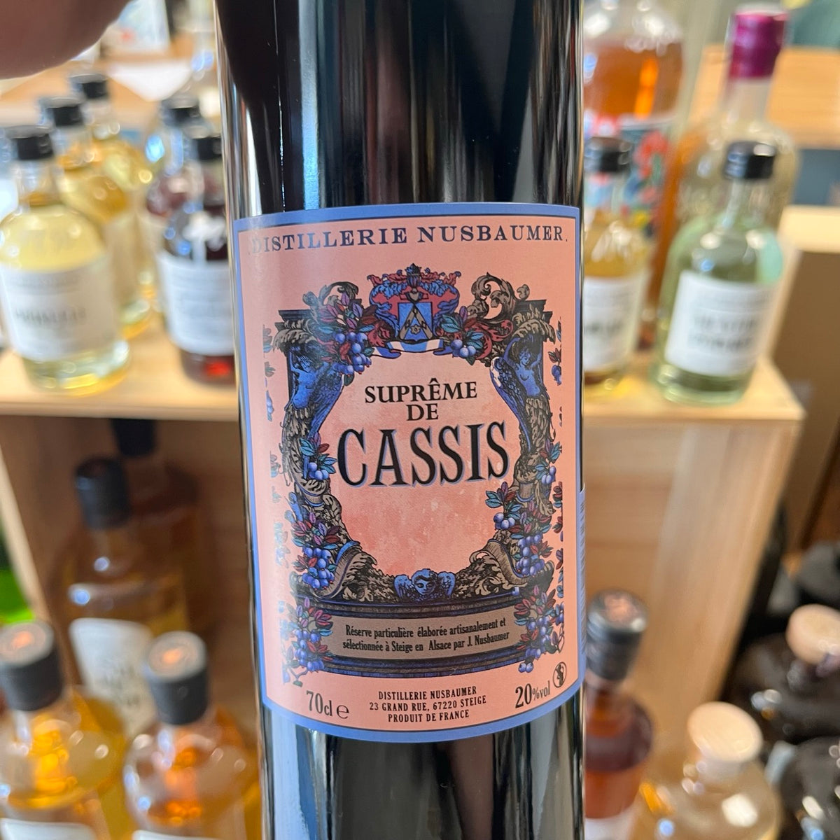 Nusbaumer Suprême de Cassis — Crème de cassis d'Alsace