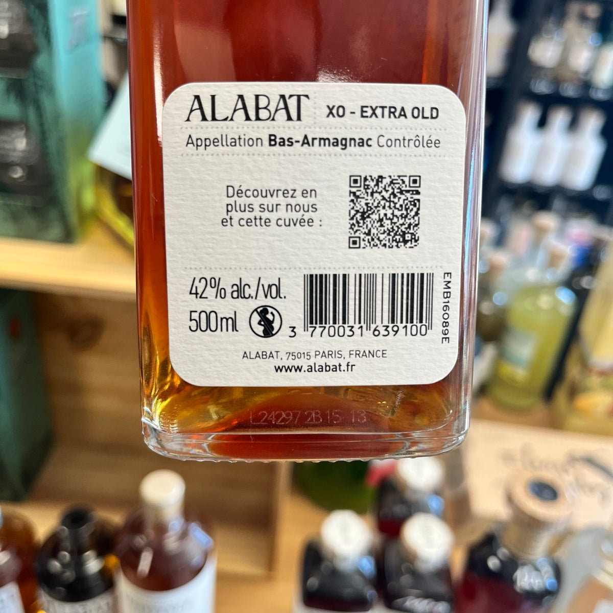 Alabat XO Héritage, Bas-Armagnac, vue 2
