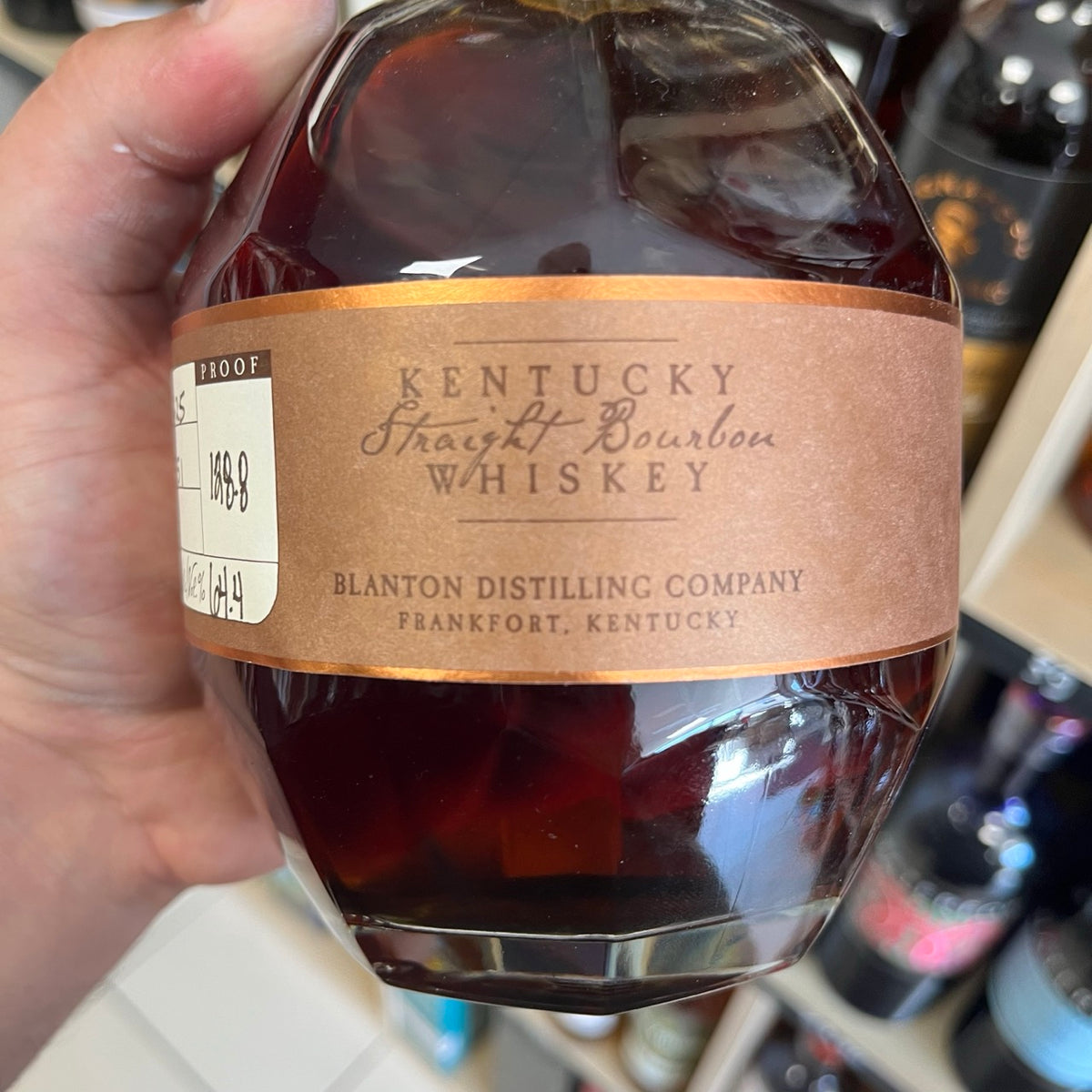 Blanton's Straight from the Barrel n°651 — Kentucky Straight Bourbon Whiskey