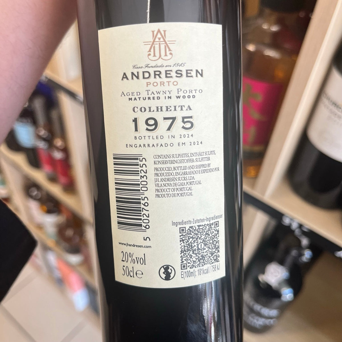 Andresen Colheita 1975 — Porto Tawny millésimé