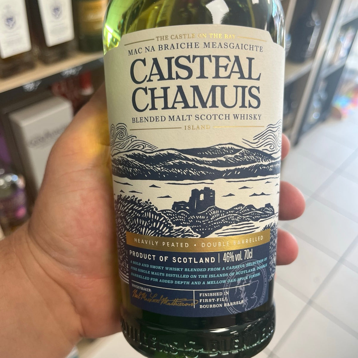 Caisteal Chamuis Heavily Peated — Blended Malt Scotch Whisky
