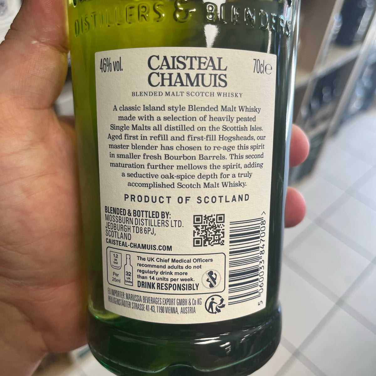 Caisteal Chamuis Heavily Peated — Blended Malt Scotch Whisky
