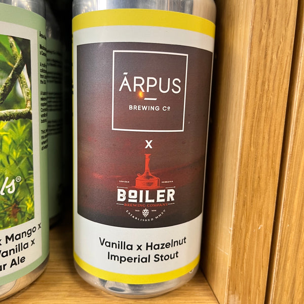 Arpus x Boiler - Vanilla & Hazelnut Imperial Stout