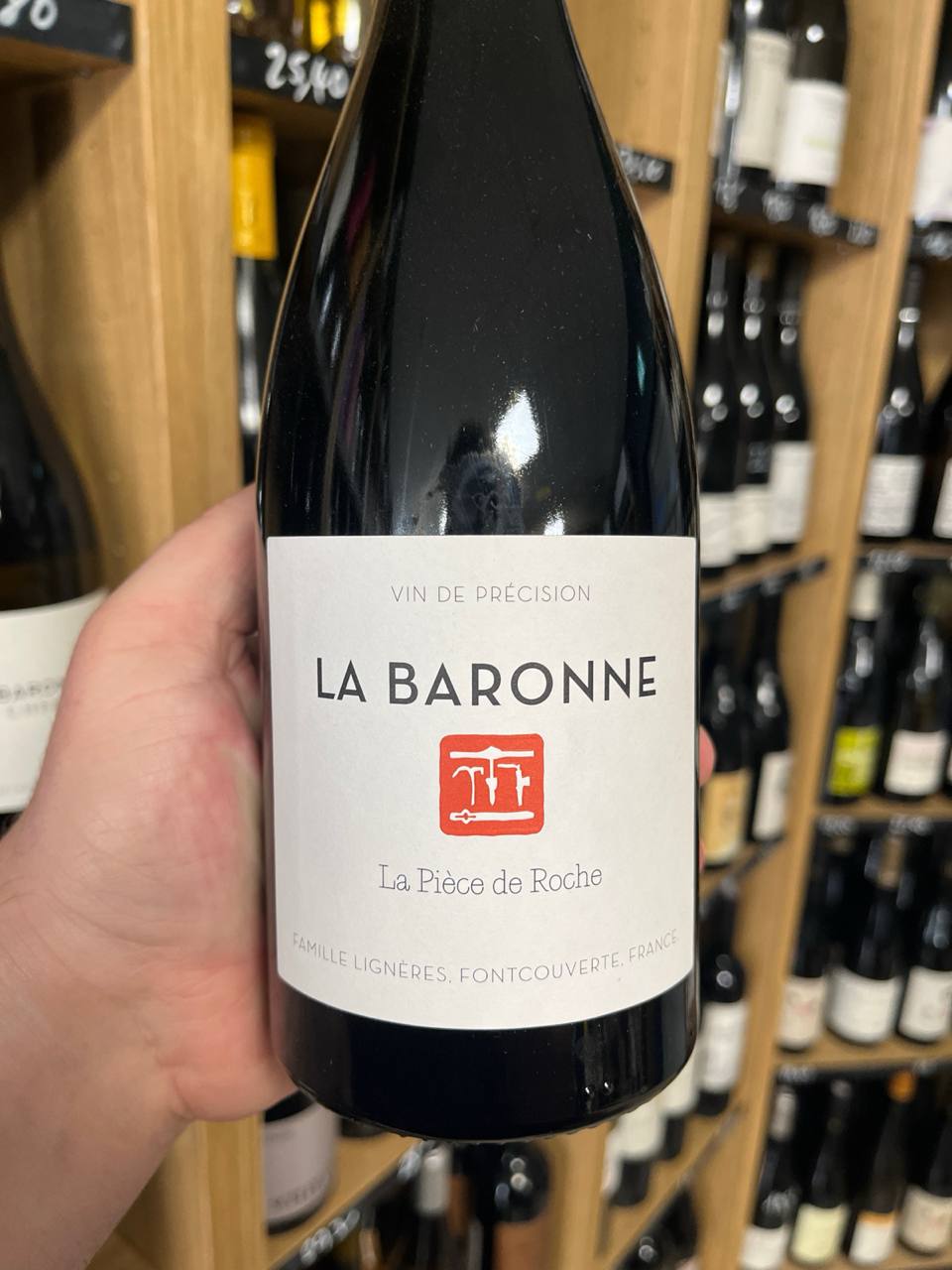 Château La Baronne La Pièce de Roche 2005 - étiquette avant
