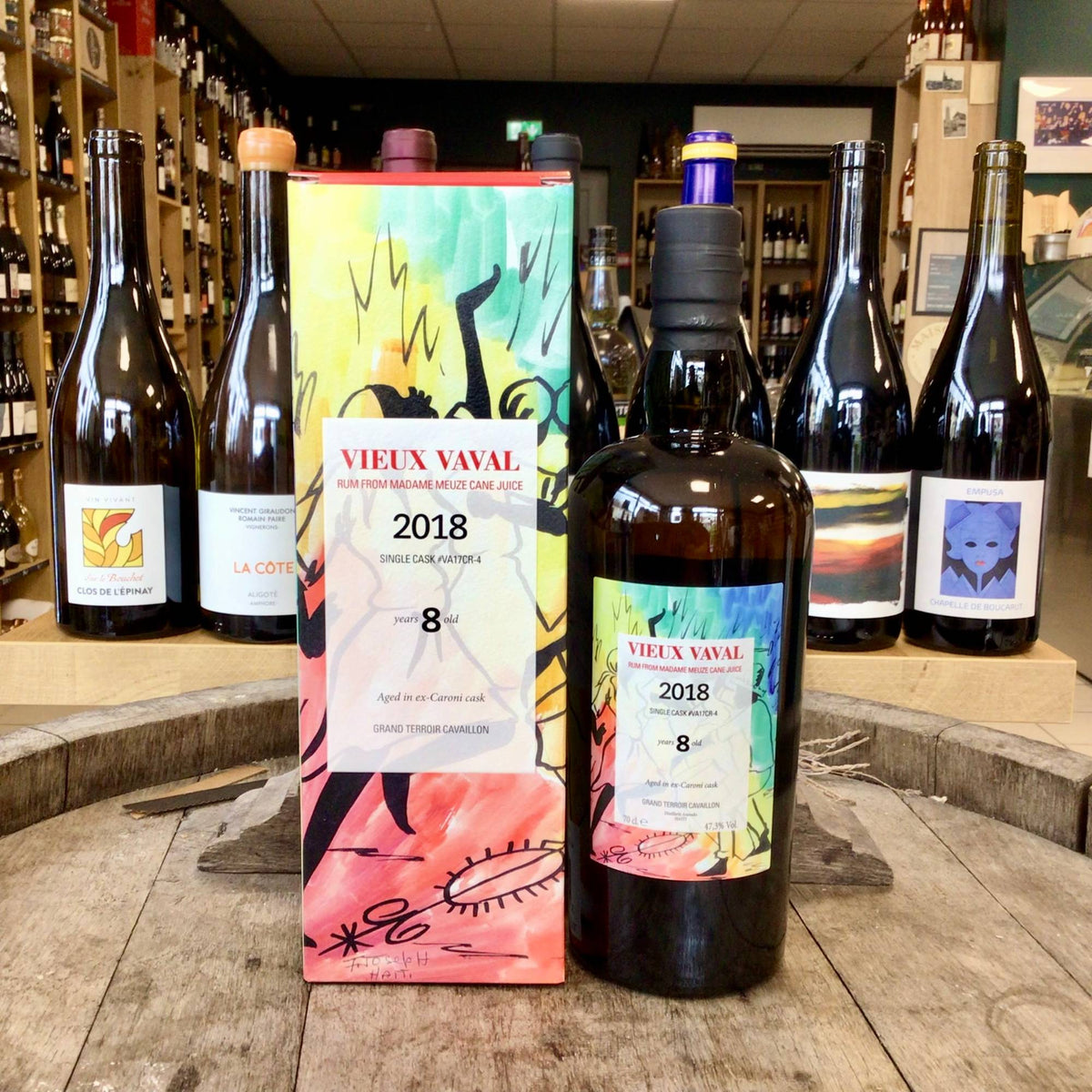 Clairin Vieux Vaval 8 ans 2018 — Ex-Caroni Cask — Rhum vieux d'Haïti (Velier)