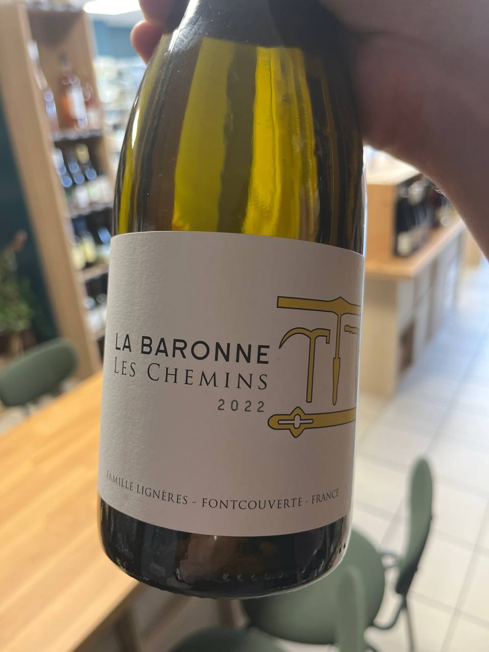Bouteille Vin blanc Les Chemins Blanc 2022, Languedoc