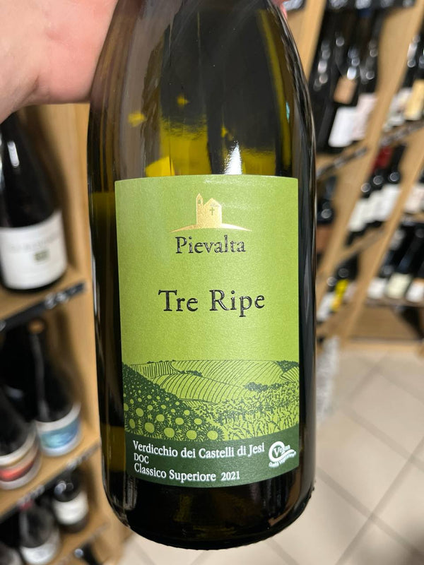Bouteille de Tre Ripe Verdicchio dei Castelli di Jesi 2021 – Pievalta, Marches