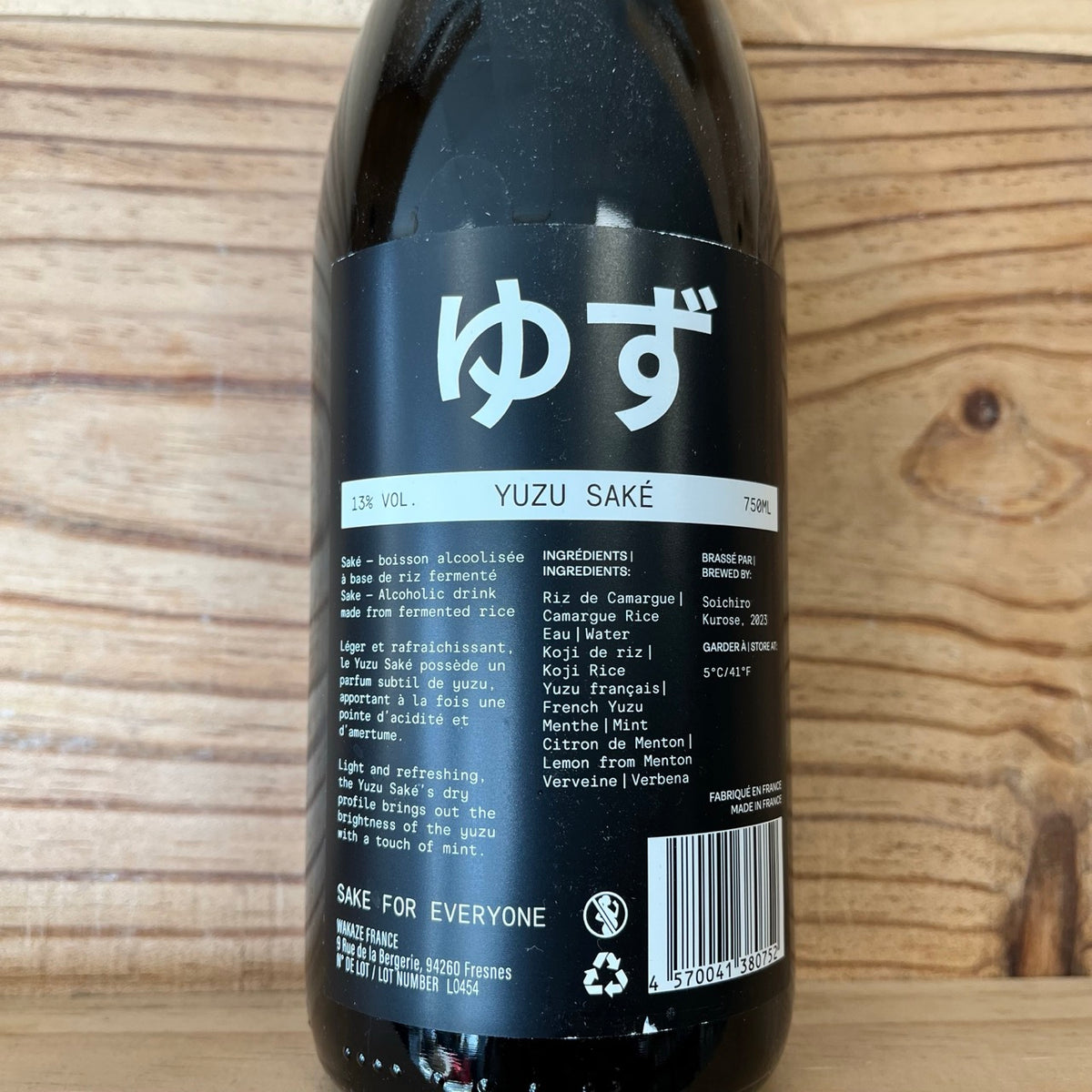 Saké Wakaze, Japon