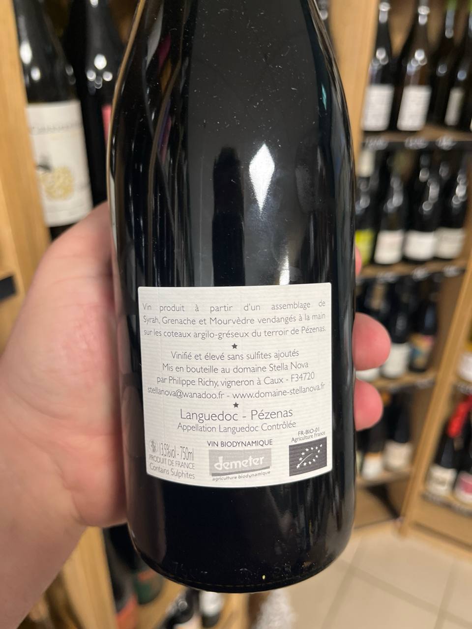 Bouteille Vin rouge Rien ne presse 2023, Languedoc