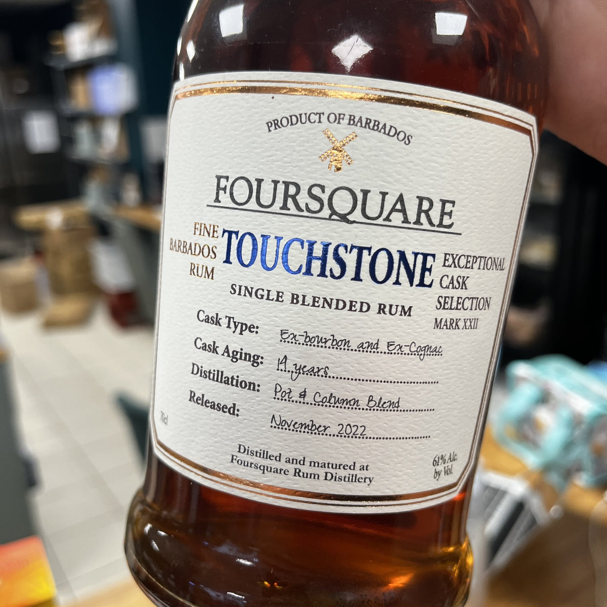 Foursquare Touchstone 14 ans, rhum de la Barbade 61 %