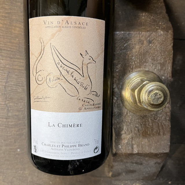 Bouteille Vin blanc Chimère Soléra, AOC Alsace — biodynamie