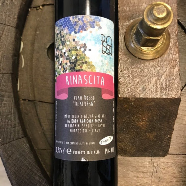 Bouteille de Rinascita Rosso – Possa, Ligurie