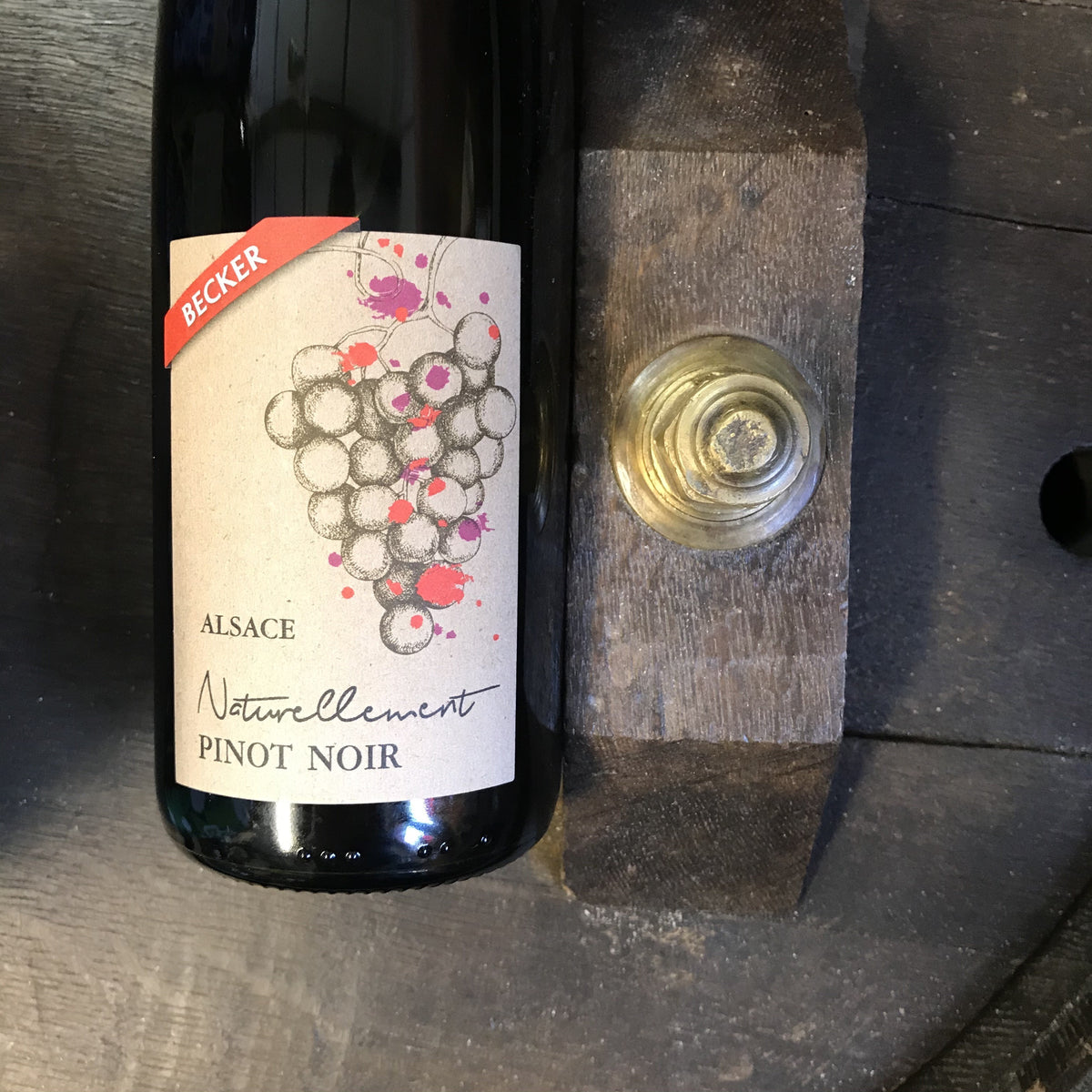 Bouteille Vin rouge Naturellement Pinot noir 2019 2019, AOC Alsace — nature