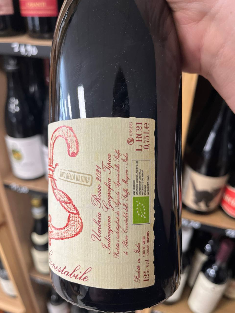 Bouteille de Vini di Filippo 2021 – Conestabile, Ombrie