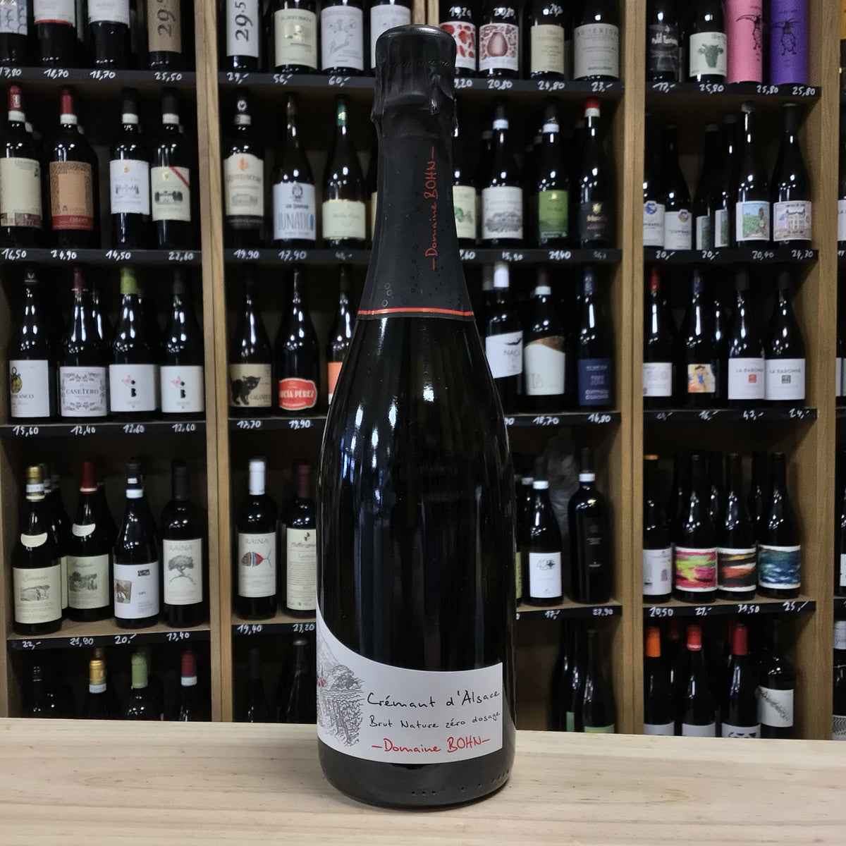 Bouteille de Vin effervescent Cristoforo, Crémant d'Alsace