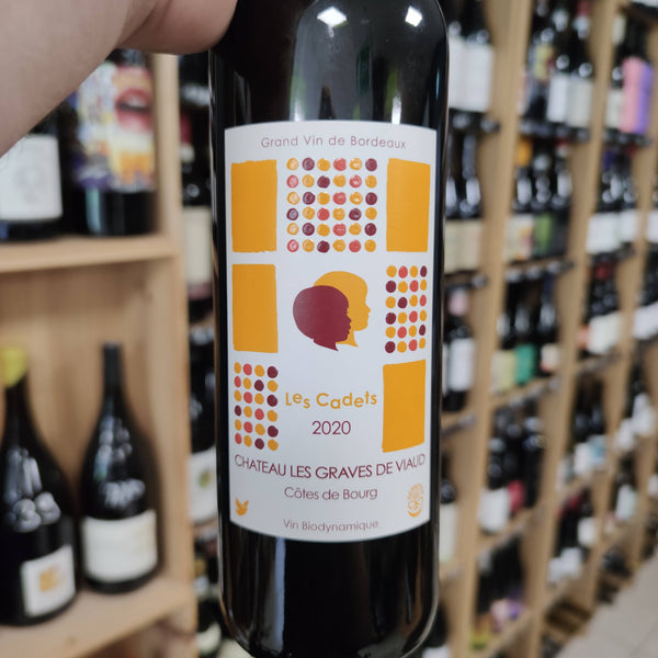 Vin rouge Les Cadets 2020 - Graves de Viaud, Bordeaux