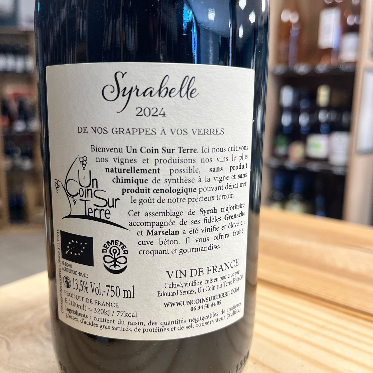 Bouteille Vin rouge Syrabelle