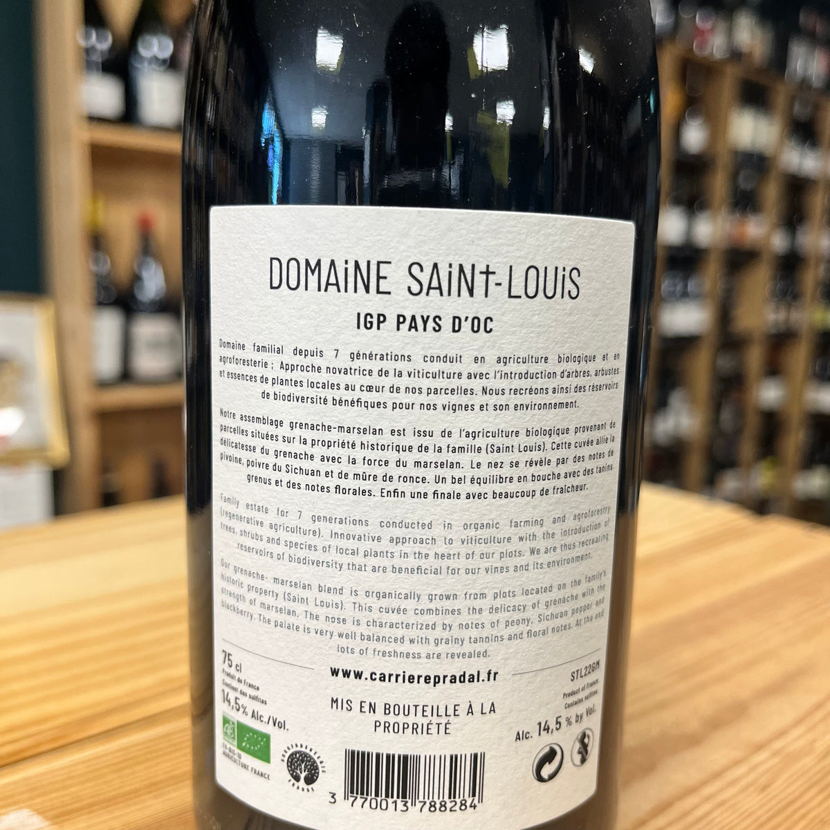 Saint Louis - Grenache Marselan 2022 - IMG_2938