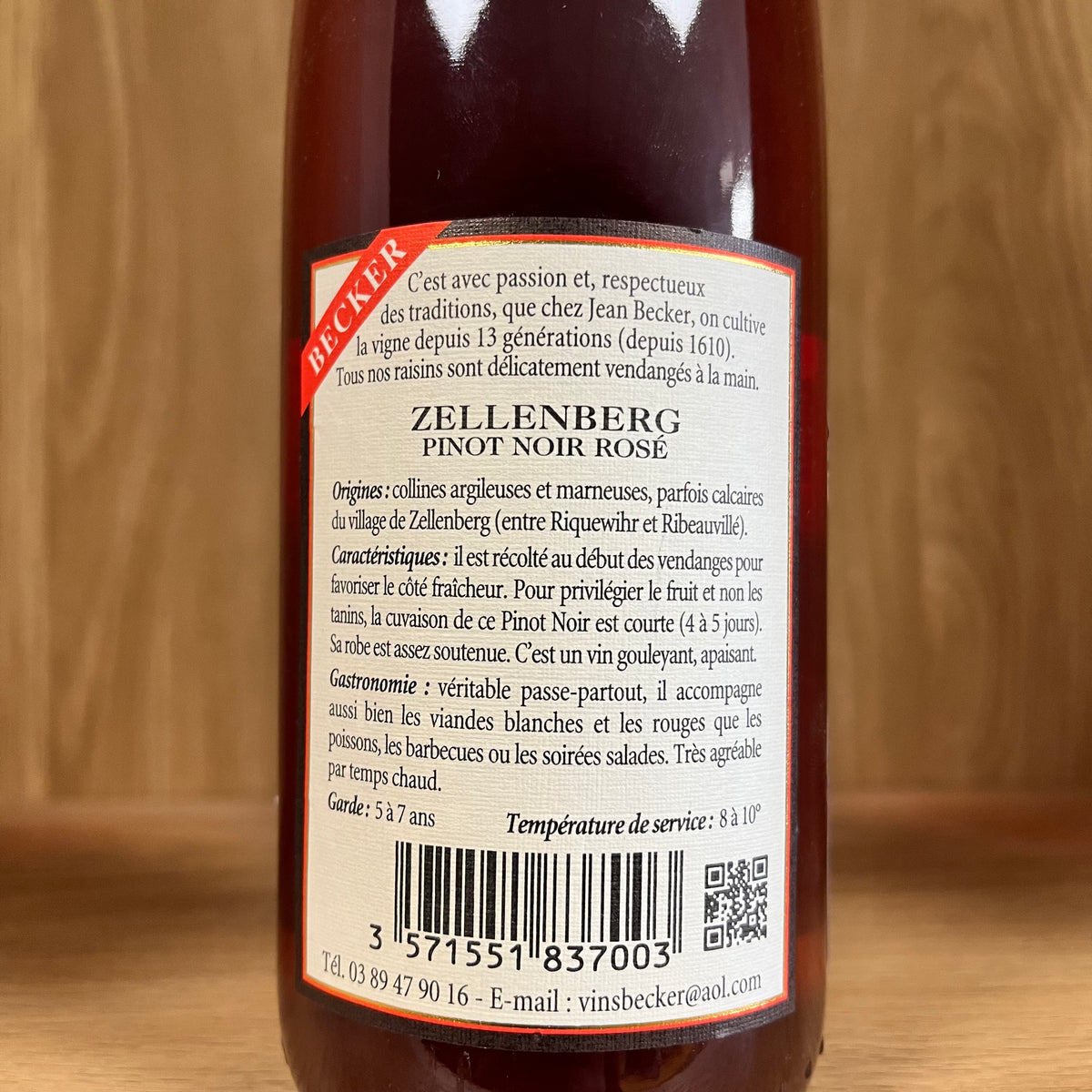 Jean Becker - Rosé de Zellenberg 2019 - IMG_2973