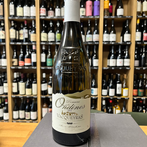 Bouteille de Vacqueyras blanc 2023 – Domaine Les Ondines, AOC Vacqueyras