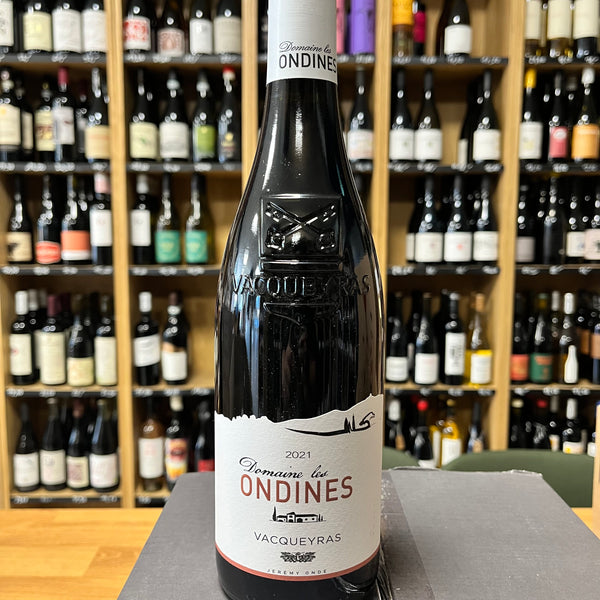 Bouteille de Vacqueyras rouge 2021 – Domaine Les Ondines, AOC Vacqueyras