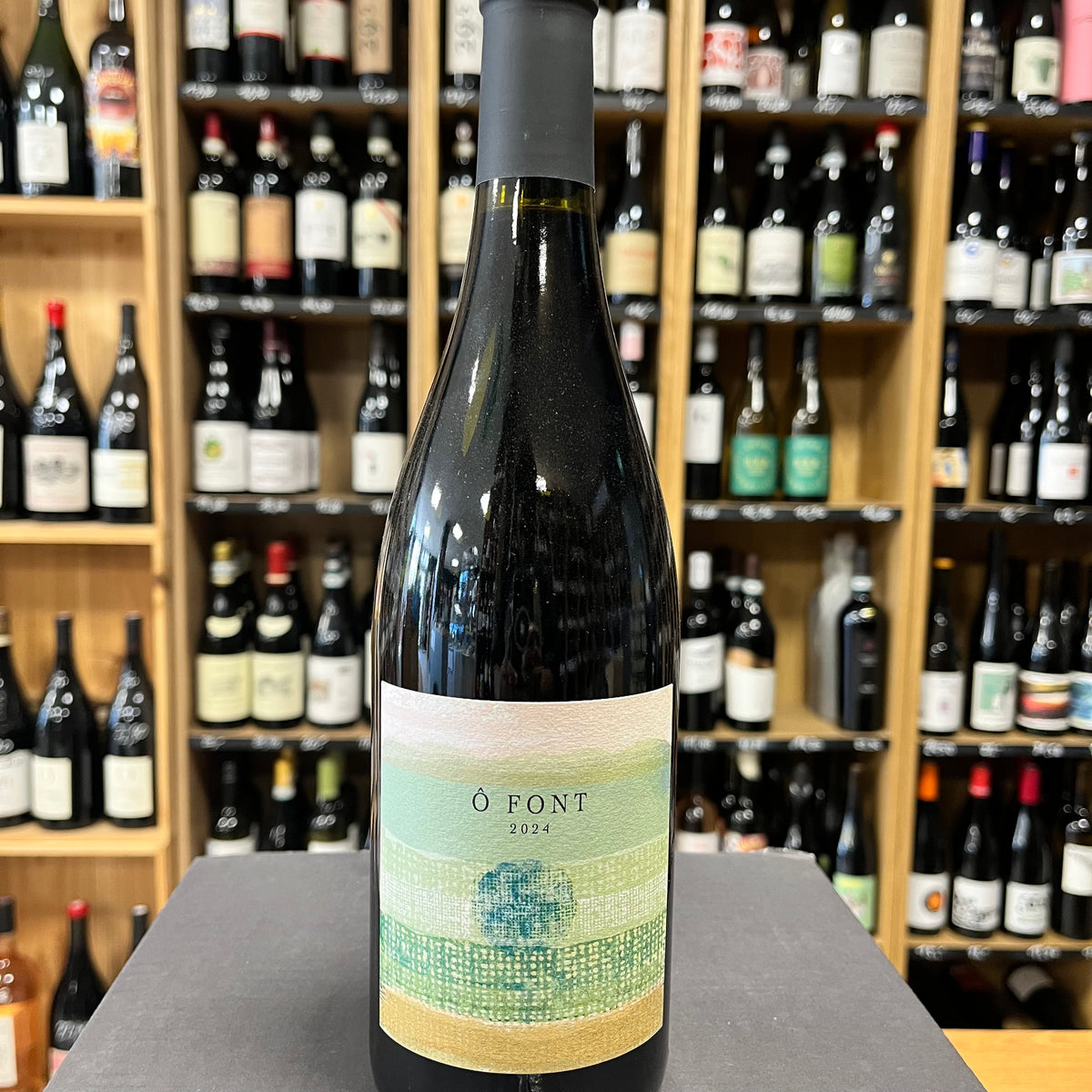 Bouteille Vin O Font 2024, Côtes du Rhône — agriculture biologique