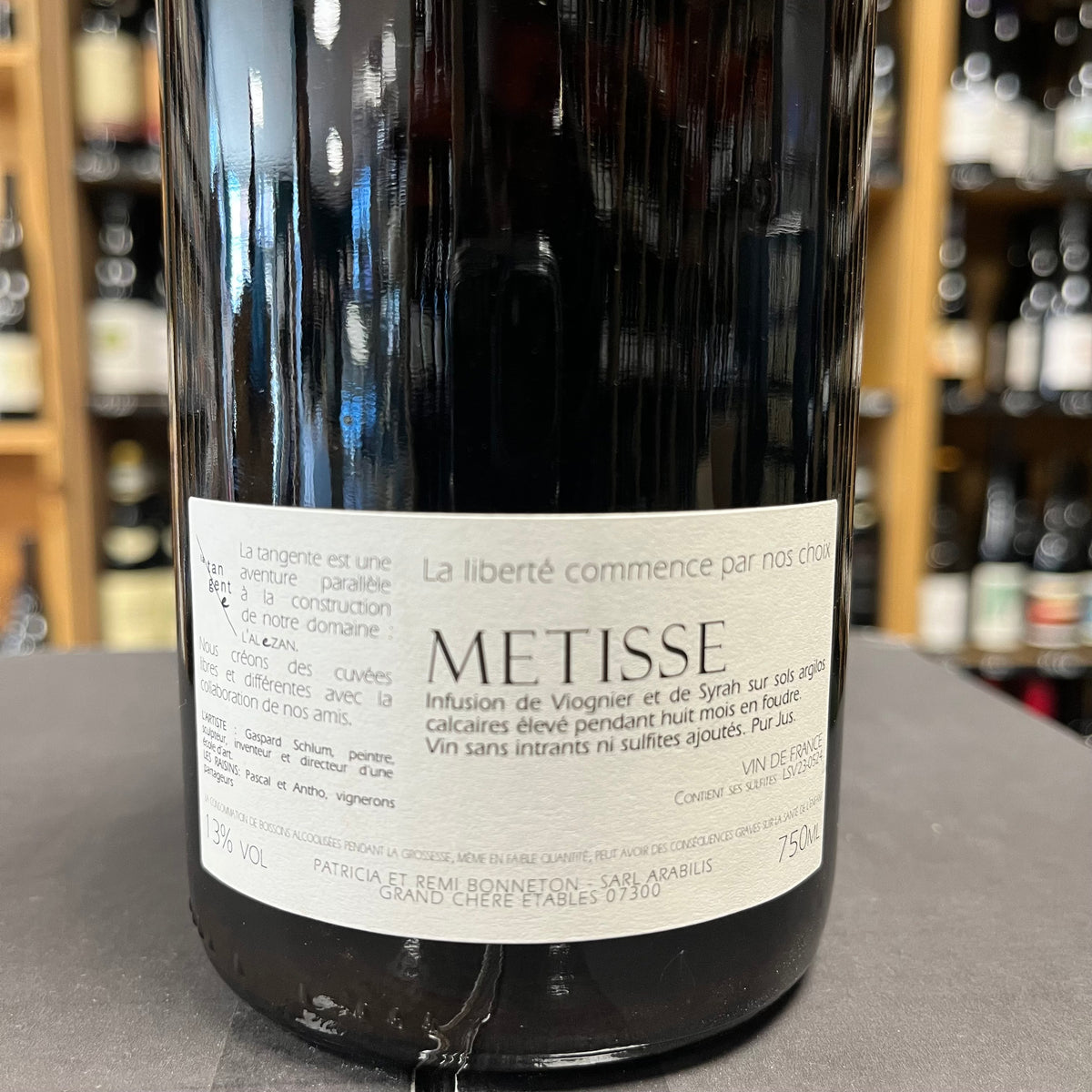 Bouteille de Metisse rosé 2023 – Domaine de l'Alezan, Ardèche