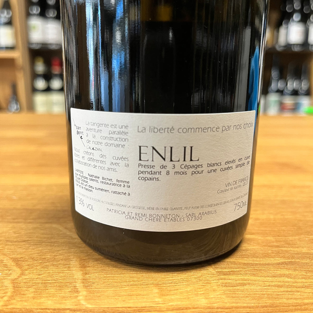 Bouteille Vin blanc ENLIL 2023, AOC Bourgogne