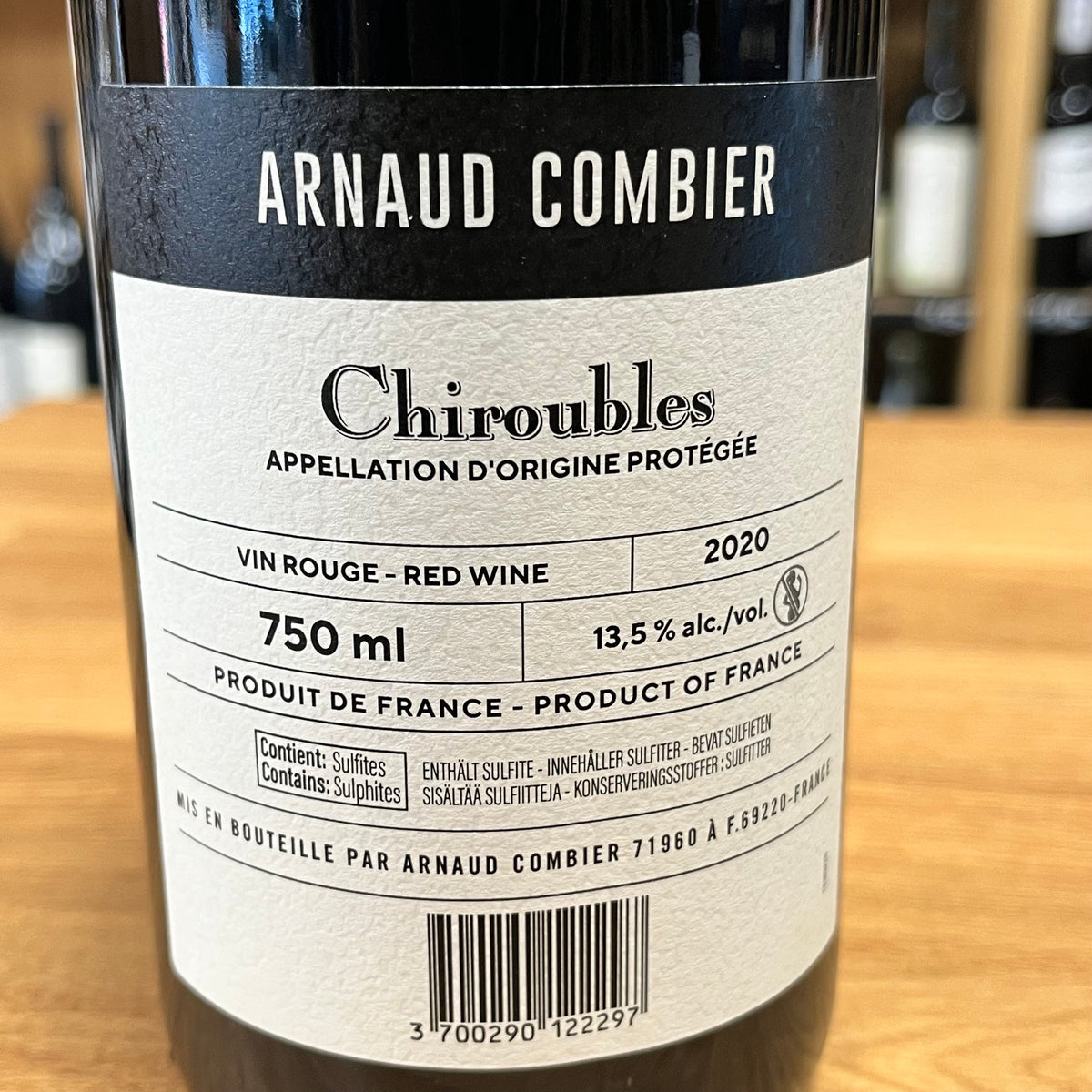 Bouteille Vin rouge Chiroubles 2020, Beaujolais