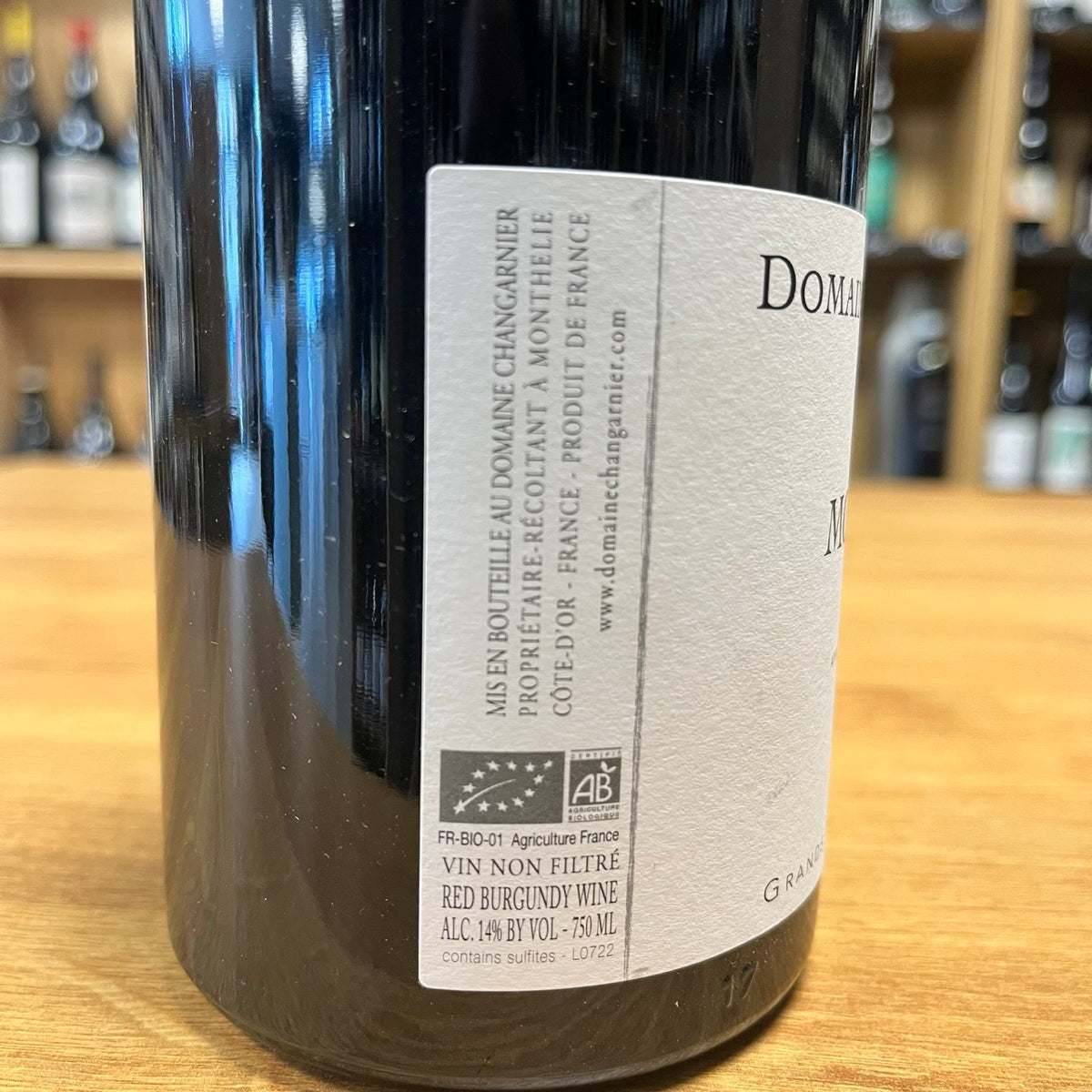 Bouteille Vin rouge Monthélie Pierrefitte 2022 2022, AOC Bourgogne